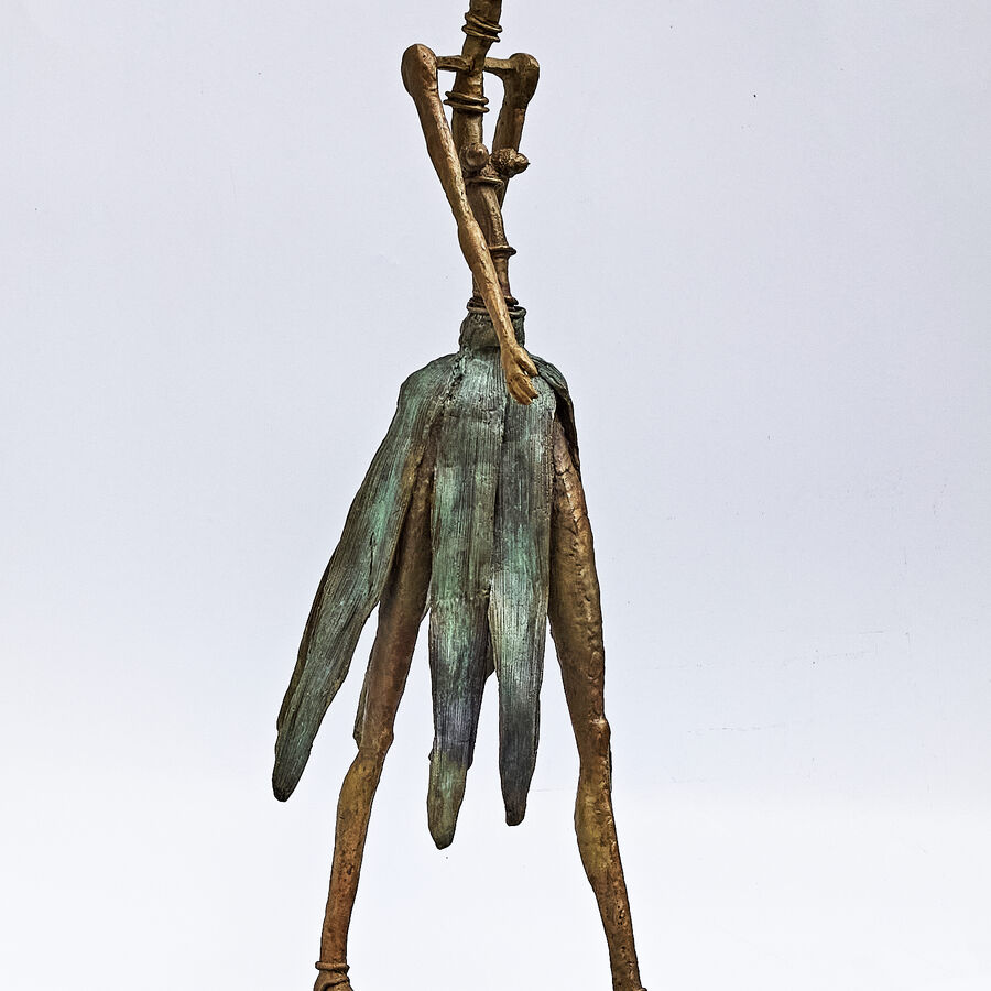 Amir Omerovic, Laufsteg, 2024, Bronze (Unikat), H 56 cm